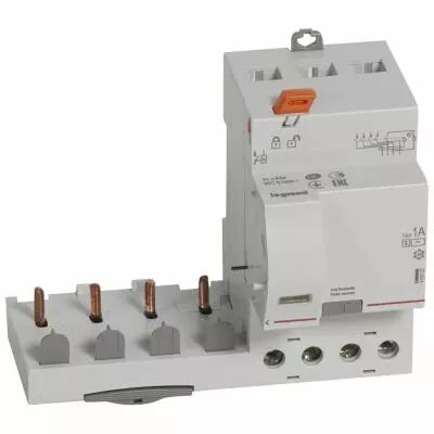 Bloc diff adapt DX�-vis-4P-400V~-63A-typeAC-1000mA s�lec-Disjoncteur 1mod/p-c�bl trad (410523)