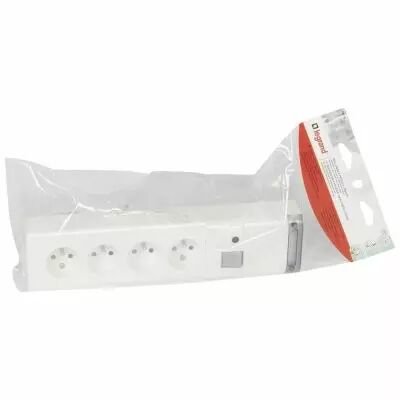 Bloc multiprise fixable - 4x2P+T - sans cordon - inter bipol/limiteur intensit� (050616)
