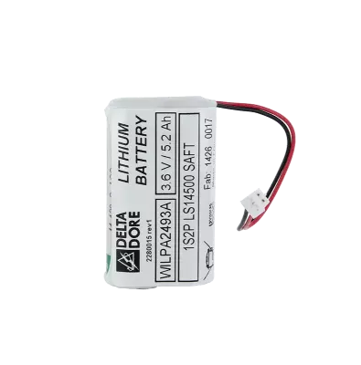 Bloc pile lithium pour d�tecteur de mouvement bi-lentille double technologie, d�tecteur de mouvement ext�rieur et barri�re ext�r