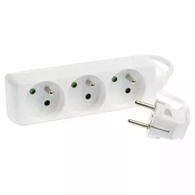 Bloc3pr.2P+T blanc s.int 3G1mm� 1m (64020)