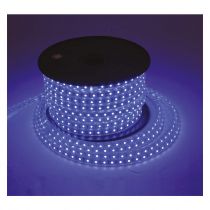 bobine led  5050  50 m 8w/m 230 v ip65   bleue + alim (749831)