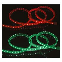 bobine led 5050 50 m 8w/m 230 v ip65 rgb + alim (749835)