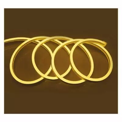 bobine neon flex 50m 8w/m 2700k 18 x 11mm ip65 + alim (749812)
