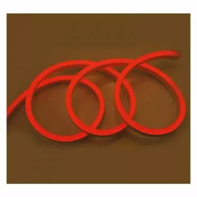 bobine neon flex led 3m 8w/m ip65 18 x 11mm rouge + alim (7498171)