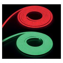 bobine neon flex led 3m 8w/m ip65 22 x 11mm rgb + alim (7498241)