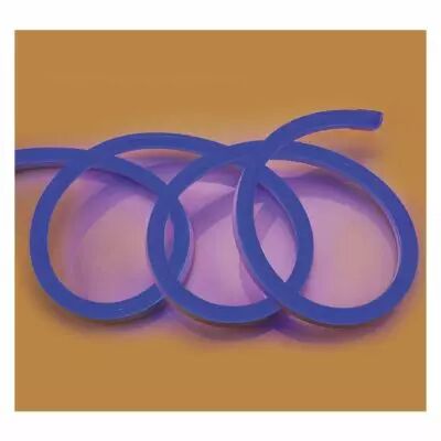 bobine neon flex led 3m 8w/m ip65 27 x 15mm bleue+ alim (7498051)