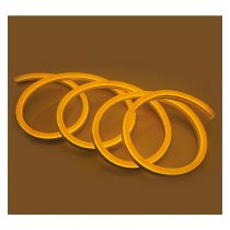 bobine neon flex led 3m 8w/m ip65 27 x 15mm jaune+ alim (7498041)