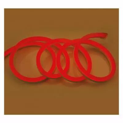 bobine neon flex led 3m 8w/m ip65 27 x 15mm rouge+alim (7498061)