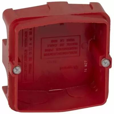 Bo�te Batibox - ma�onnerie - pour prise 20 et 32 A - 1 poste - prof. 40