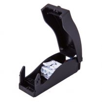 boite de jonction 2 poles cl2 pour repiquage noir (301385)