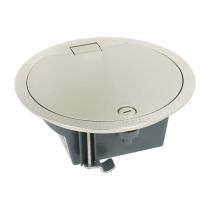 Boite de sol 4M couvercle charnière finition inox IP66 (PLA28434)