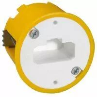 Bo�te luminaire Batibox - cloison s�che - pr applique � bornes auto - prof 40 mm