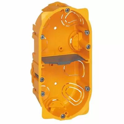 Bo�te multiposte Batibox - cloison s�che - 2 postes - 4/5 mod - prof. 40