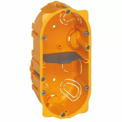 Bo�te multiposte Batibox - cloison s�che - 2 postes - 4/5 mod - prof. 50