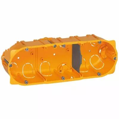 Bo�te multiposte Batibox - cloison s�che - 3 postes - 6/8 mod - prof. 40