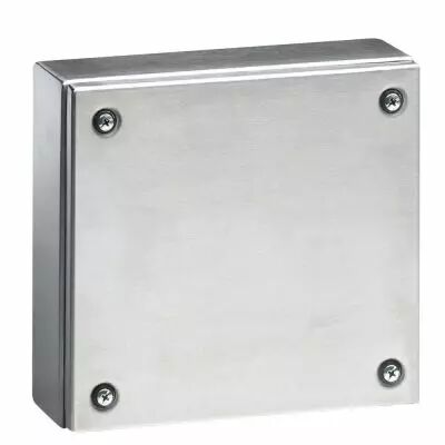 Bo�tier industriel Atlantic inox carr� 150x150x120 mm - IP 66 - IK 10 (035651)