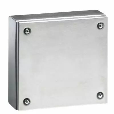 Bo�tier industriel Atlantic inox carr� 150x150x80 mm - IP 66 - IK 10 (035650)