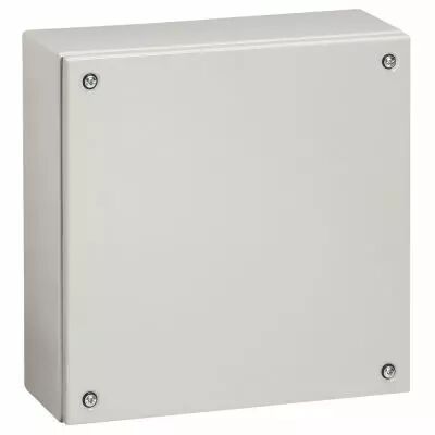 Bo�tier industriel Atlantic m�tal carr� - IP66-IK10 - 300x300x120mm - RAL 7035 (035608)