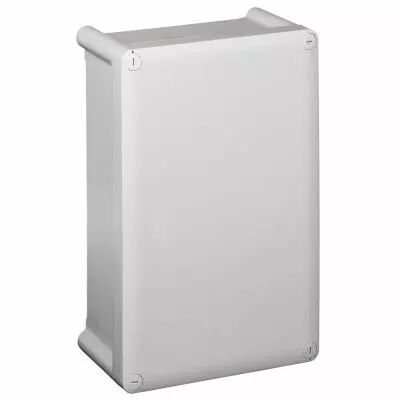 Bo�tier industriel plastique - IP55 IK07 - RAL 7035 - 220x170x86 - couv opaque (035960)