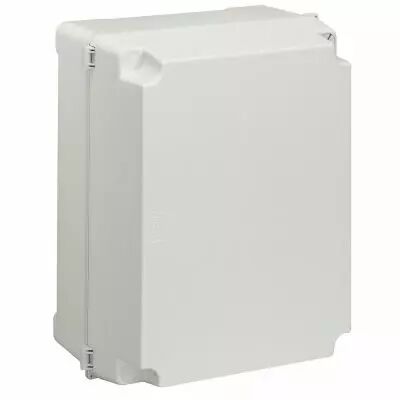 Bo�tier industriel plastique - IP55 IK08 - RAL 7035 - 310x240x160 - 4 verrous (092284)