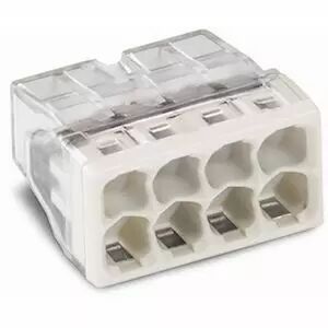 Borne Wago 2273 - 8 x 0,5 � 2,5mm� Transparent / Gris (2273-208)