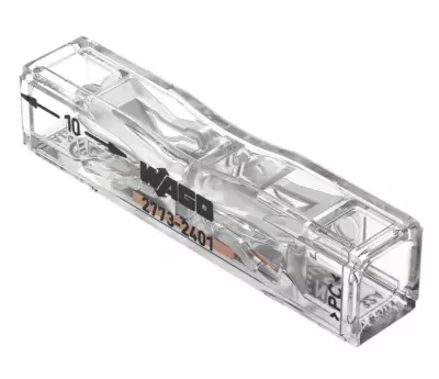 Borne WAGO 2773 Inline 2x4mm� rigide & semi-rigide (2773-2401)