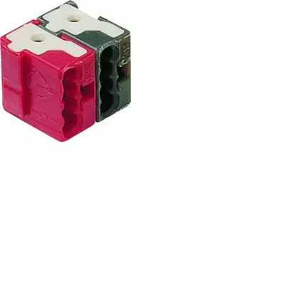 Bornes de connexion Tebis rouge / noir (TG008)