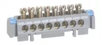 bornier de r&eacute;partition nu sur support 4 connexions 1,5mm&sup2; &agrave; 16mm&sup2; - 75mm (004822)