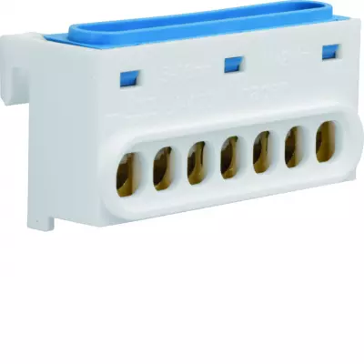 Bornier neutre,7 raccordements,IP2X (GZ07N)