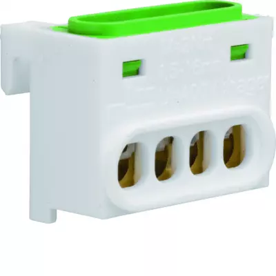 Bornier terre, 4 raccordements, IP2X (GZ04E)