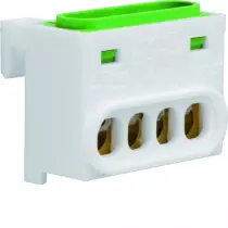 Bornier terre, 4 raccordements, IP2X (GZ04E)