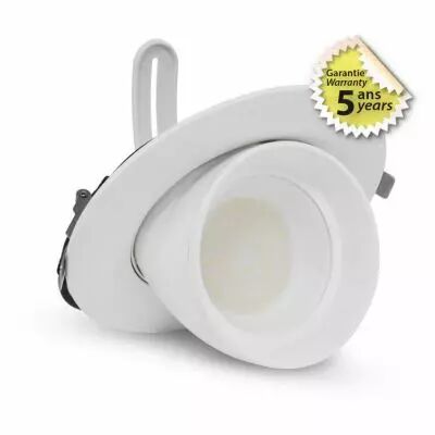 boutica cct spot escargot diam 190mm orient 38w 3k/4k/5700k blc 5ans (767440)