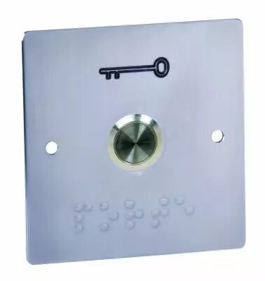 Bouton poussoir de sortie � double s�curit�s no/nf pour pot d\'entraxe 60 mm (BP60)