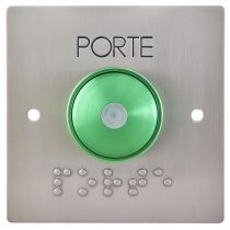 Bouton poussoir de sortie NO/NF avec LED, buzzer et bouton de contact en saillie (120819)