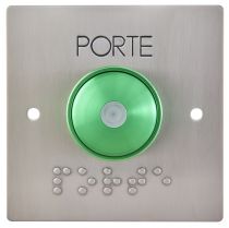 Bouton poussoir de sortie nonf avec led, buzzer et bouton de contact en saillie (BP60LA)