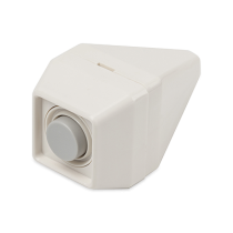 Bouton poussoir poire non lumineux blanc (D647)