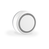 Bouton poussoir sans fil et LED de confirmation  Rond, Blanc (DCP711)