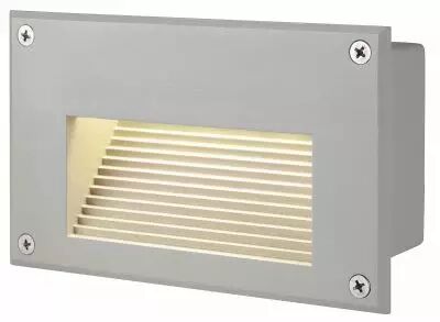 BRICK DOWNUNDER, encastr� mural ext�rieur, gris argent, LED, 1,4W, 3000K, IP54 (229702)