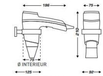 BRITTONY pistolet blanc (8221046)