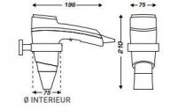 BRITTONY pistolet chromé (8221142)