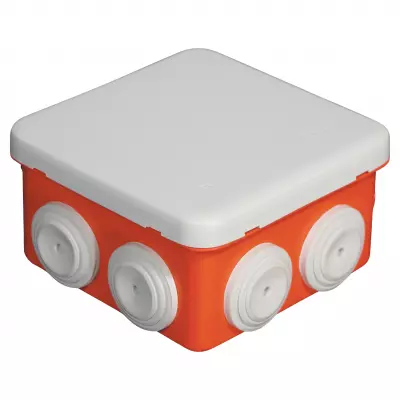 Bte rouge IP55 80x80x45 - 960� (50103)