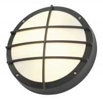 BULAN GRID, applique et plafonnier extérieur, anthracite, E27, 2x 25W max, IP44 (229085)