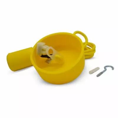 &butterfly e27 douille silicon + cable 2m jaune (5007)