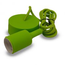 &butterfly e27 douille silicon + cable 2m vert (5006)