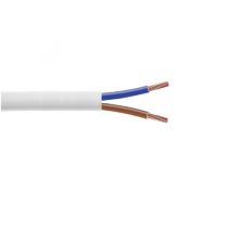 CABLE H05VVF 2X0,75 BLANC