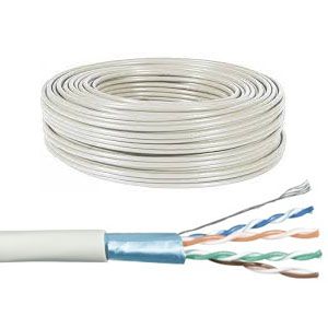 CABLE TX64SHC100 - Câble RJ45 Cat6 F/UTP 4 paires - Couronne de 100m