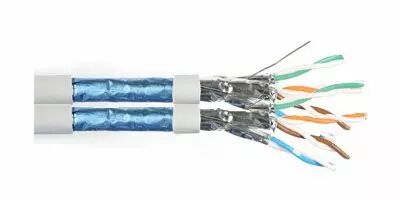C�ble RJ45 Cat6A F/FTP 2x4 paires - Prix au m�tre