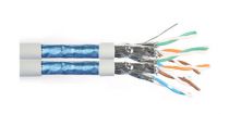 Câble RJ45 Cat6A F/FTP 2x4 paires - Prix au mètre