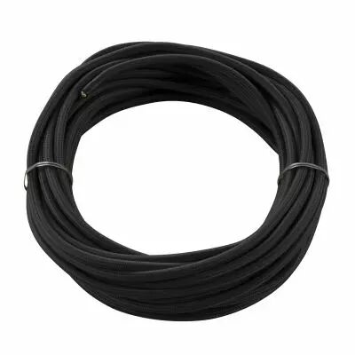 C�ble textile, int�rieur, 3 p�les, 3x0,75 mm�, 10 m, noir (961270)