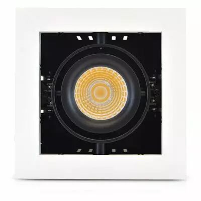 &cadra spot cardan 230v 1 x 10w 24� 4000k blc orient (76344)